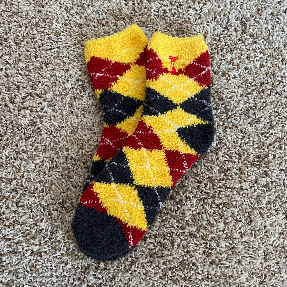 Iowa State ISU Argyle Cozy Socks